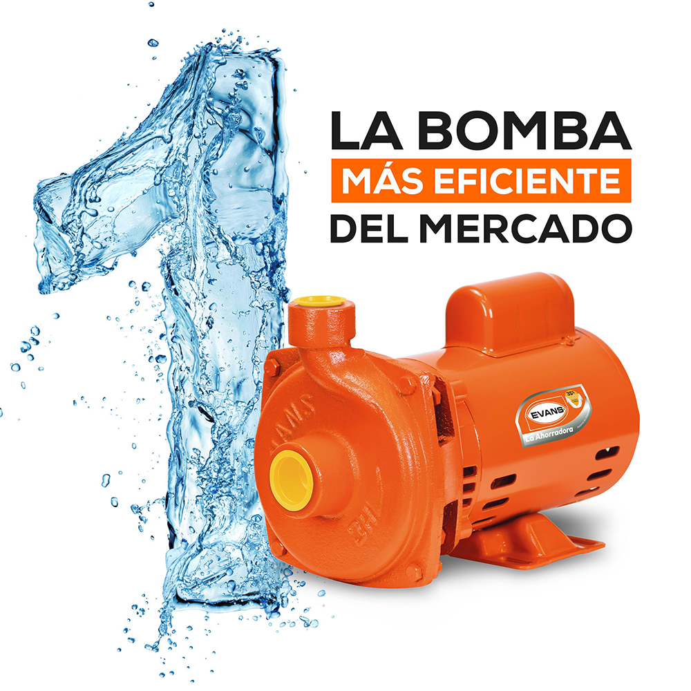 BOMBA CENTRIFUGA 1HP - Imagen 2