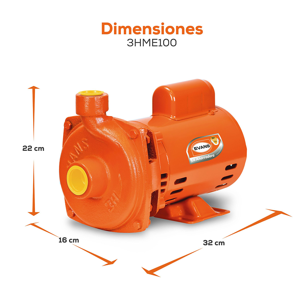 BOMBA CENTRIFUGA 1HP - Imagen 6